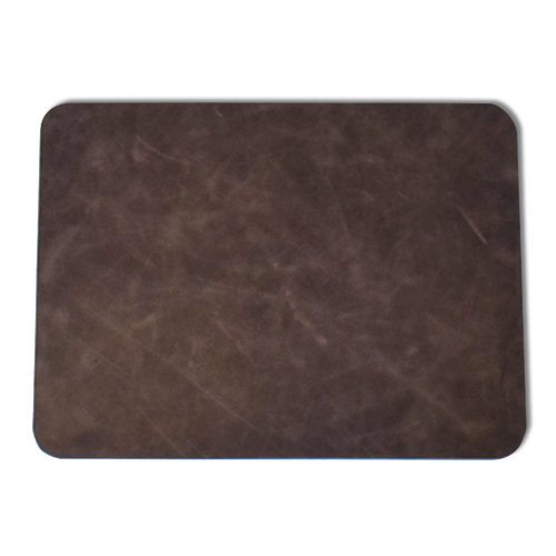 Vintage Brown Leather Desk Pad Distressed Genuine Leather Mat
