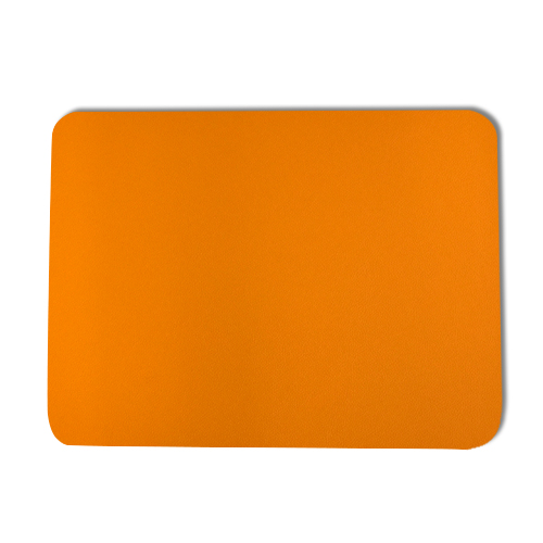 Orange Leather Desk Pad Genuine Leather Blotter Prestige Office