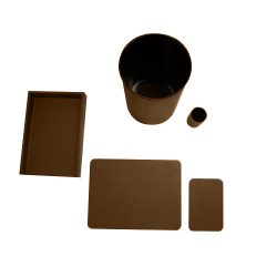 Bark_FauxLeather_Deskset-5piece Bark_FauxLeather_Deskset-5piece